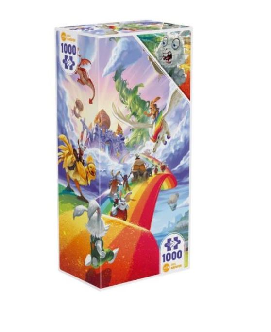 IELLO JIGSAW PUZZLE 1000 PIECES - TWIST BUNNY KINGDOM IN THE SKY #51981-002