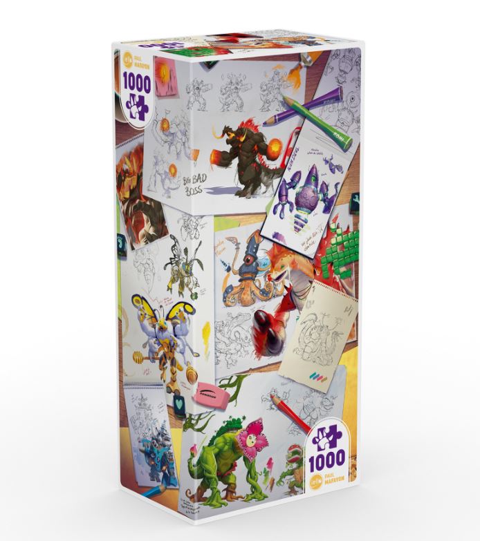 IELLO JIGSAW PUZZLE 1000 PIECES - MONSTER CREATION UNIVERSE (MAKING OF MONSTERS #15) #70131-002