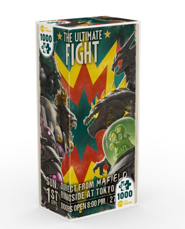 IELLO PUZZLE 1000 PIECES - UNIVERSE THE ULTIMATE FIGHT KING OF TOKYO MONSTERS (#14) #70130-002