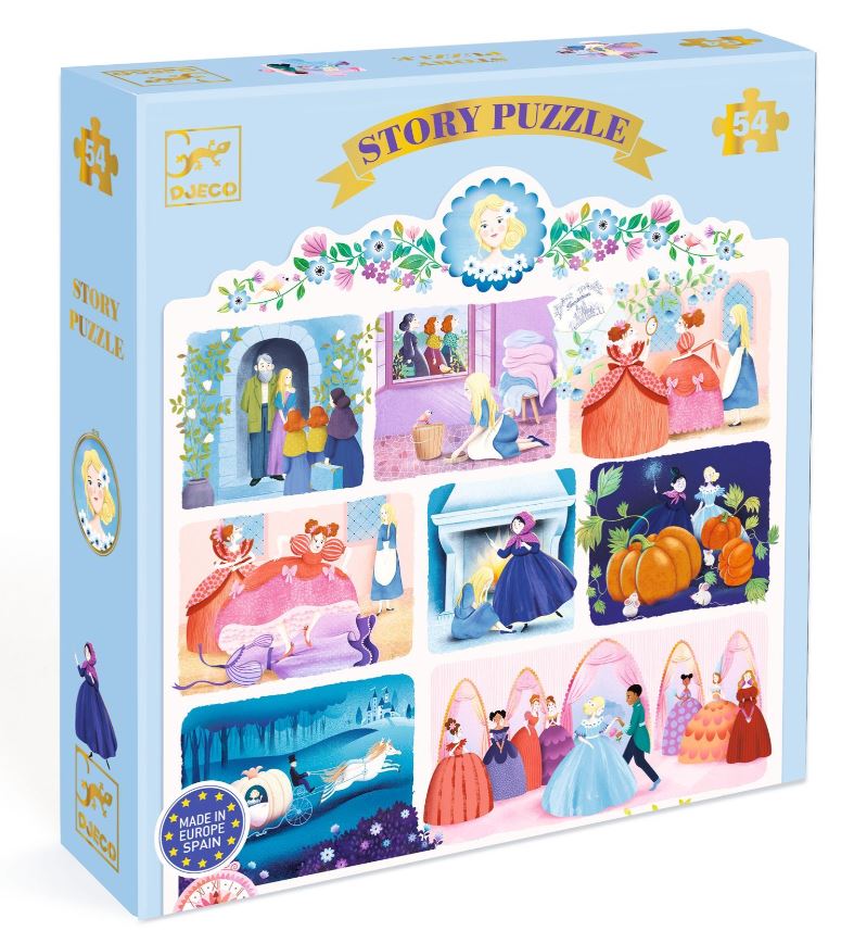 DJECO PUZZLE 54 PIECES - CINDERELLA STORY #07053