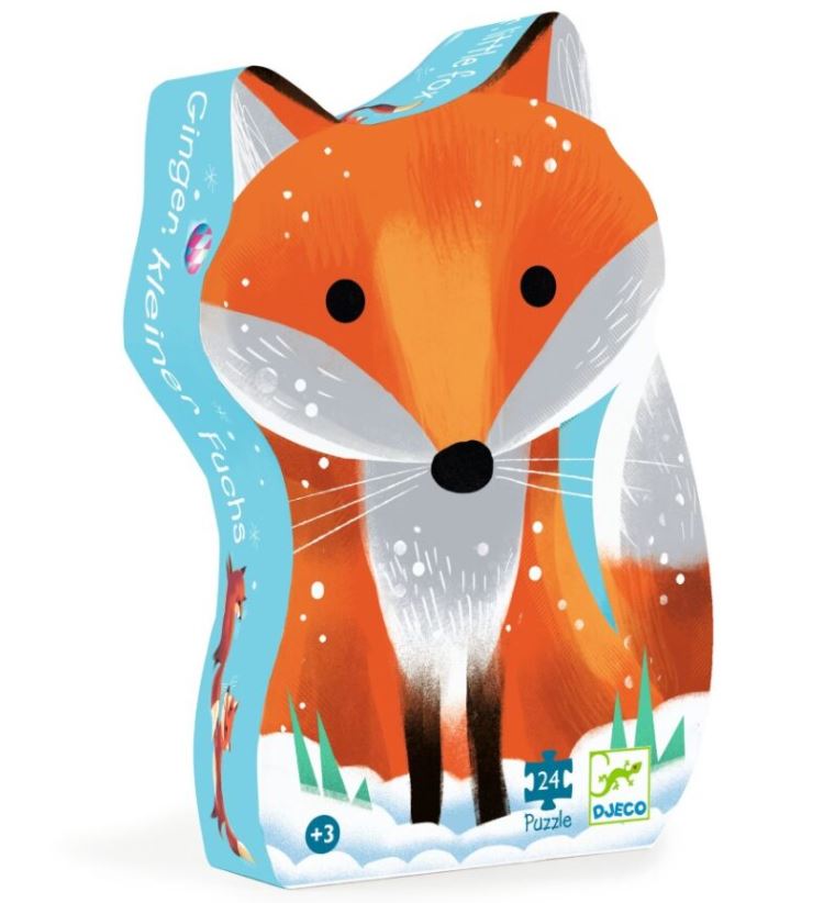 DJECO SILHOUETTE PUZZLE 24 PIECES - GINGER THE LITTLE FOX #DJ07285