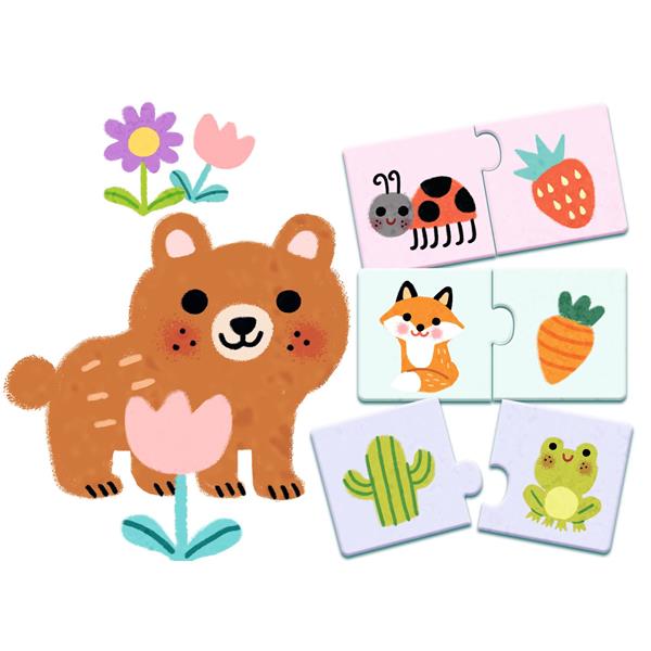 DJECO DUO PUZZLE 24 PIECES - COLOURS #DJ08273