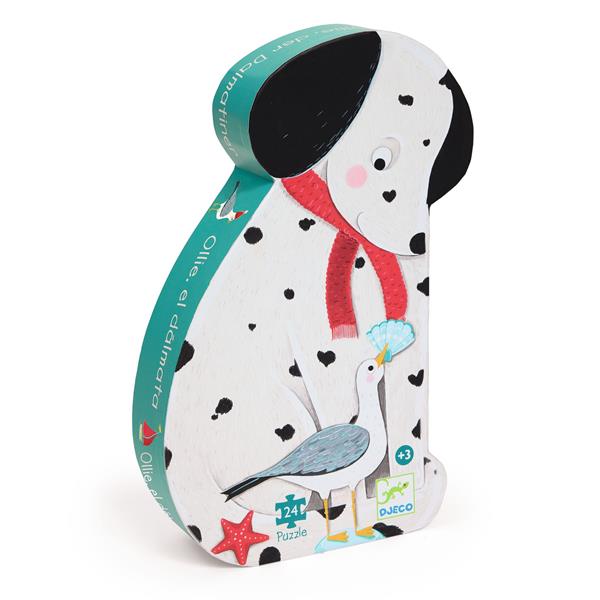 DJECO - SILHOUETTE PUZZLE 24 PIECES - OLLIE THE DALMATIAN #DJ07286