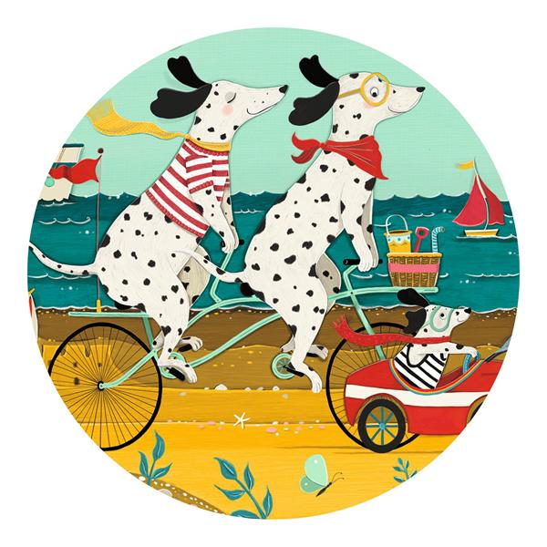 DJECO - SILHOUETTE PUZZLE 24 PIECES - OLLIE THE DALMATIAN #DJ07286