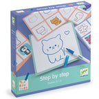 DJECO - STEP-BY-STEP COLORING BABIES & CO (STEP BY STEP)