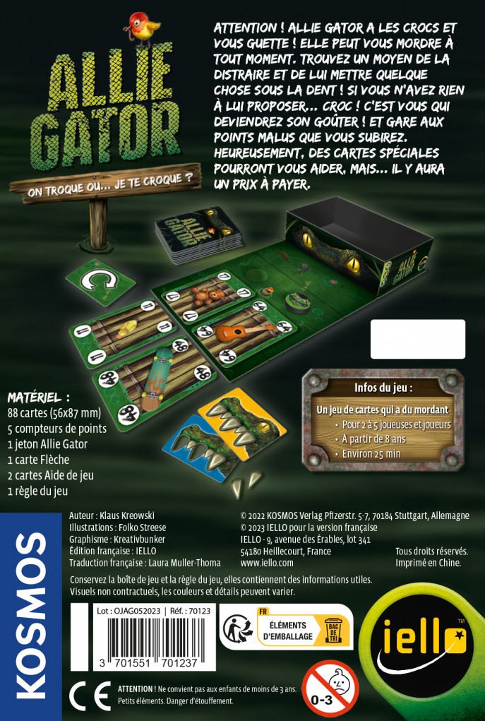JEU ALLIE GATOR