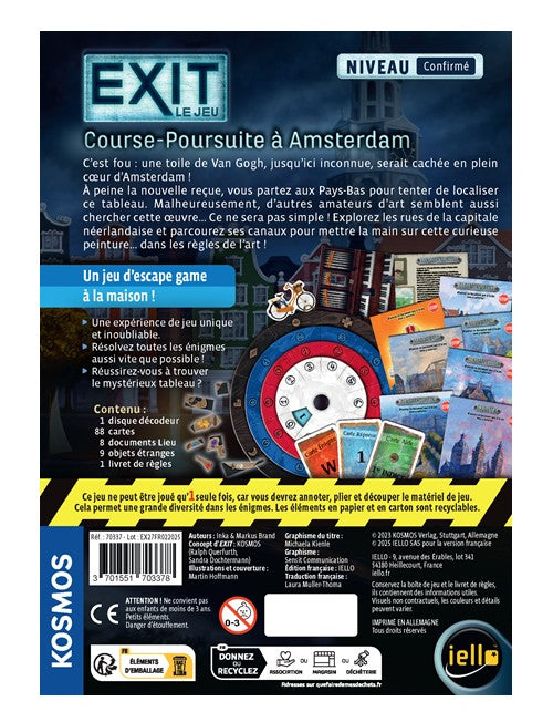 EXIT GAME - CHASE THROUGH AMSTERDAM - ADVANCED LEVEL