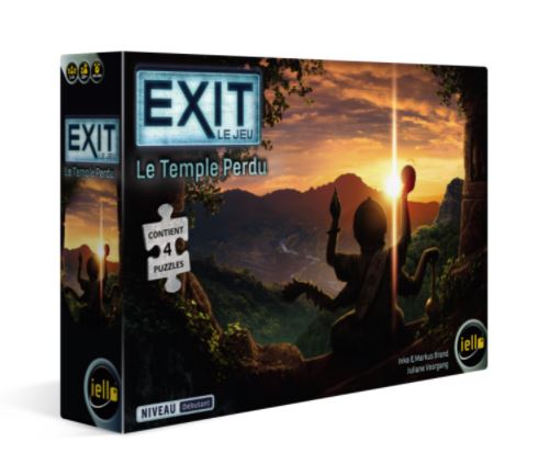 JEU EXIT PUZZLE - LE TEMPLE PERDU - NIVEAU DÉBUTANT