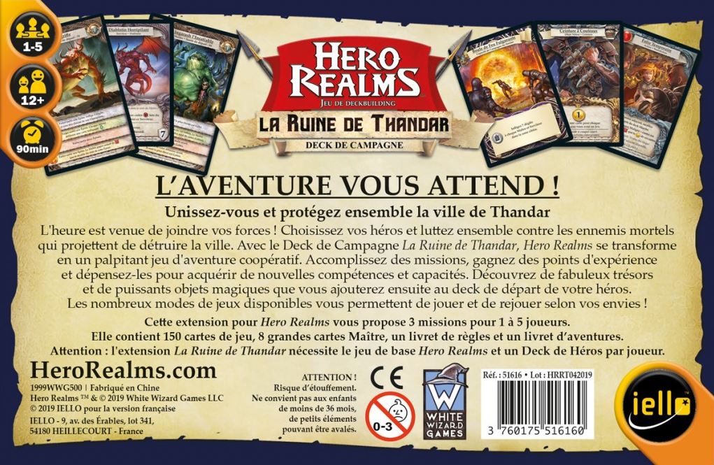 HERO REALMS - RUINS OF THANDAR
