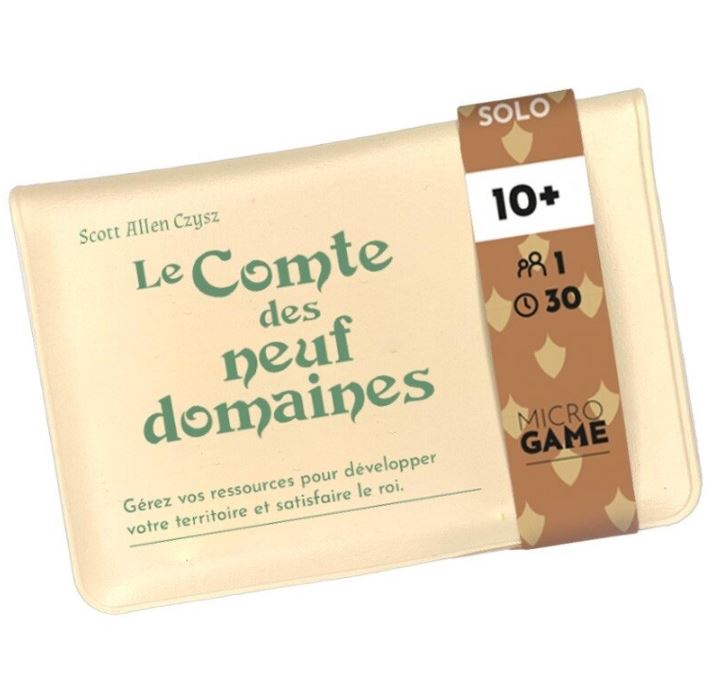 JEU LE COMTE DES NEUF DOMAINES - MICROGAME - Version française