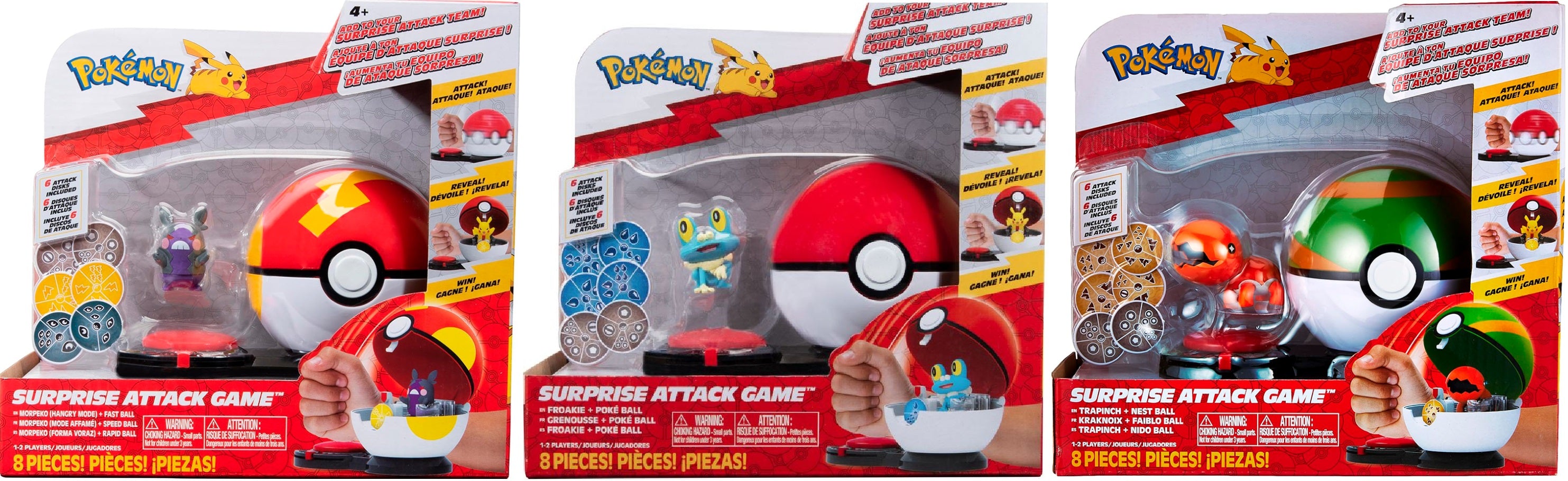 POKEMON SURPRISE ATTACK GAME - INDIVIDUAL PACKS