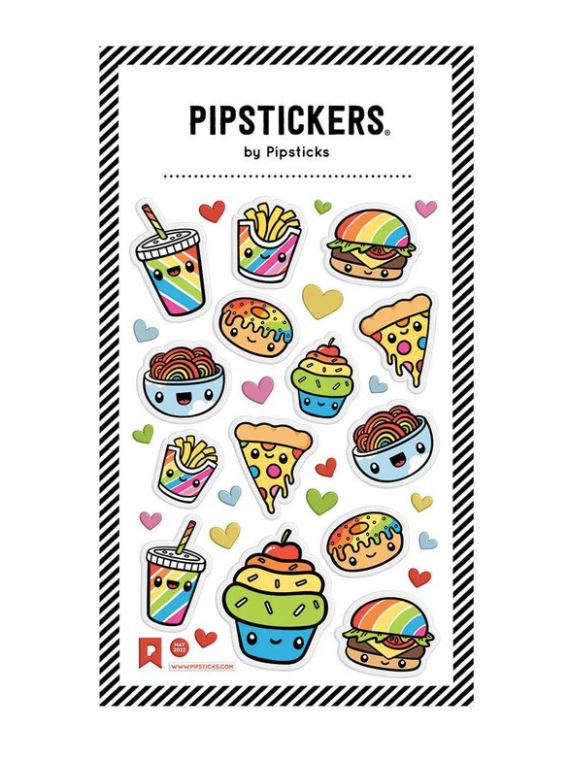 PIPSTICKER - MULTICOLOR MUFFY MUNCHIES PUFFY STICKERS