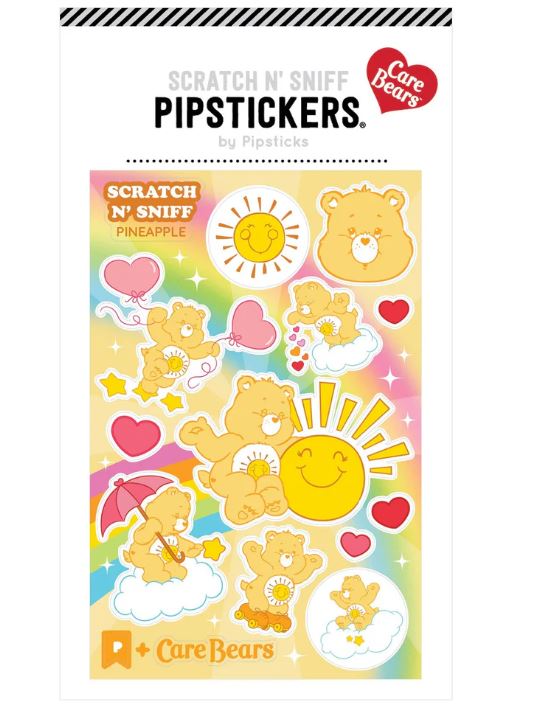 SCRATCH-N-SNIFF FUNSHINE BEAR PIPSTIKERS