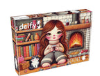 DELFY CASSE-TÊTE 1000 PIÈCES - BONHEUR DU SOIR PRÈS DU FEU (FIRESIDE EVENING BLISS) #DE-25009