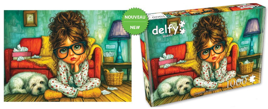 DELFY CASSE-TÊTE 1000 PIÈCES - ENSEMBLE DANS LE CALME (TOGETHER IN STILLNESS) #DE-26024