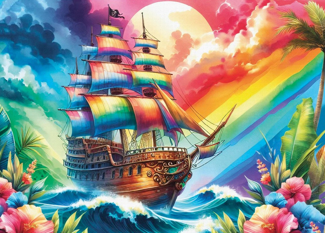 DELFY CASSE-TÊTE 1000 PIÈCES - HORIZONS COLORÉS #DE-24024