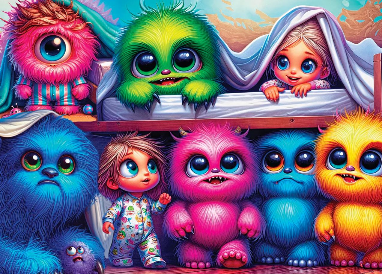 DELFY PUZZLE 1000 PIECES - COOL MONSTERS #DE-24006