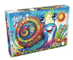 DELFY CASSE-TÊTE 1000 PIÈCES - ON S'ESCARGOTE PLUS TARD (SNAIL YOU LATER!) #DE-25024