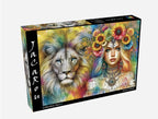 JACAROU PUZZLE 1000 PIECES - BEAUTY AND ROAR (LION) #JP-ROAR1000