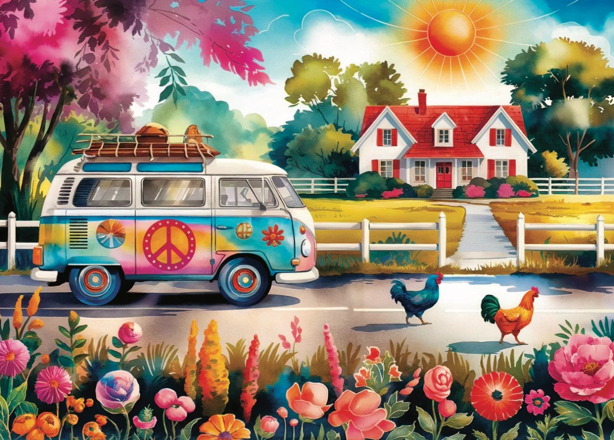 JACAROU PUZZLE 1000 PIECES - FIELDS OF FREEDOM #JP-FIEL1000