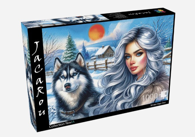 JACAROU PUZZLE 1000 PIECES - WINTER DAYS DUO #JP-WINT1000