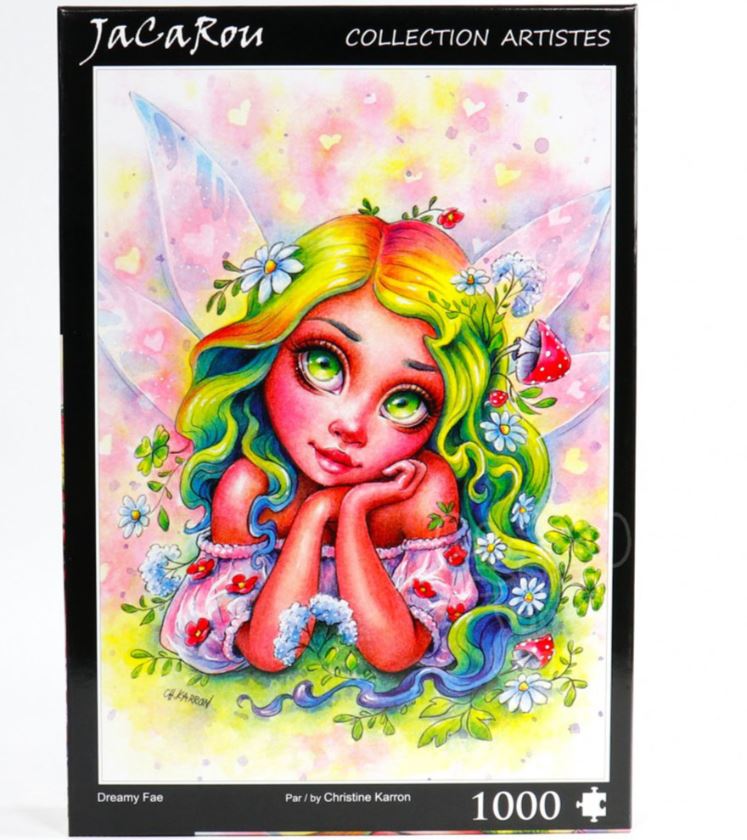 JACAROU JIGSAW PUZZLE 1000 PIECES - DREAMY FAIRY (CHRISTINE KARRON)