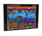 JACAROU PUZZLE 1000 PIECES - THE BLUE LAGOON BY ANIE MALTAIS