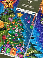 JACAROU - MY BEAUTIFUL FIR TREE 40CM X 50CM - DIAMOND DOTZ