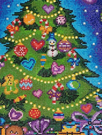 JACAROU - MY BEAUTIFUL FIR TREE 40CM X 50CM - DIAMOND DOTZ