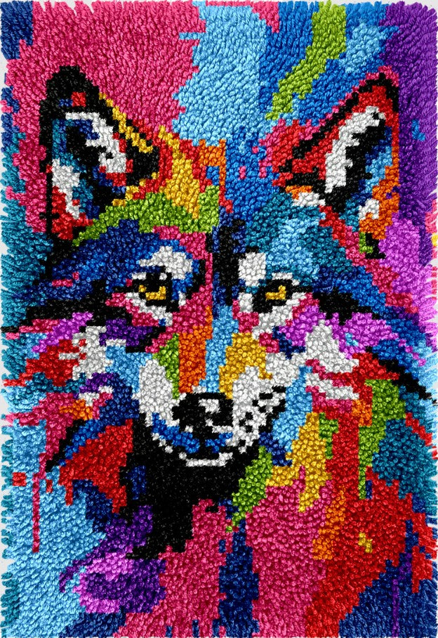 JACAROU - WOLF RUG - KNOTTED (MEDIUM) STITCH