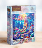 MAGNOLIA JIGSAW PUZZLE 1023 PIECES - PEACE UNDERWATER - ARTIST ELIF HURDOGAN #8607