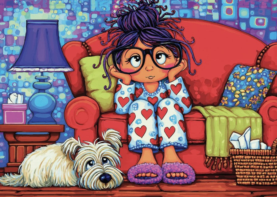 NOVIA JIGSAW PUZZLE 1000 PIECES - PAJAMA PUP PAL #JP-PAJA1000