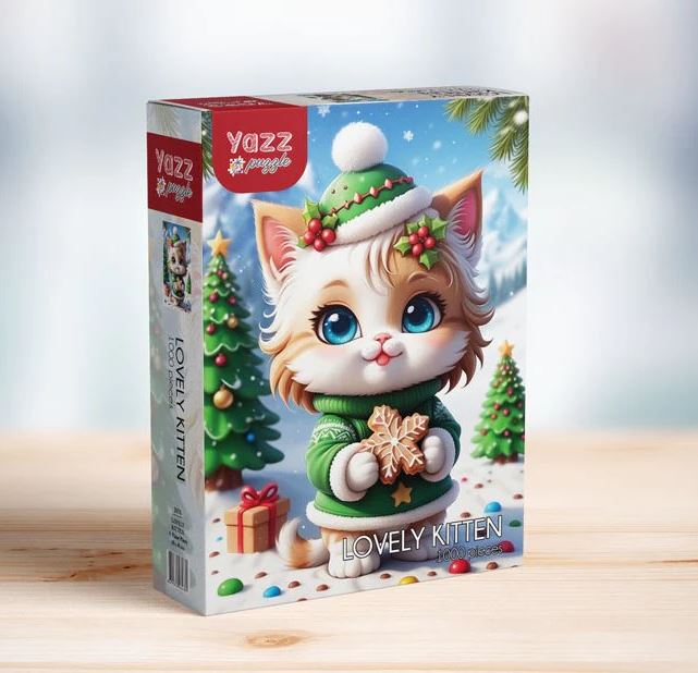 YAZZ JIGSAW PUZZLE 1000 PIECES - ADORABLE KITTEN #3858