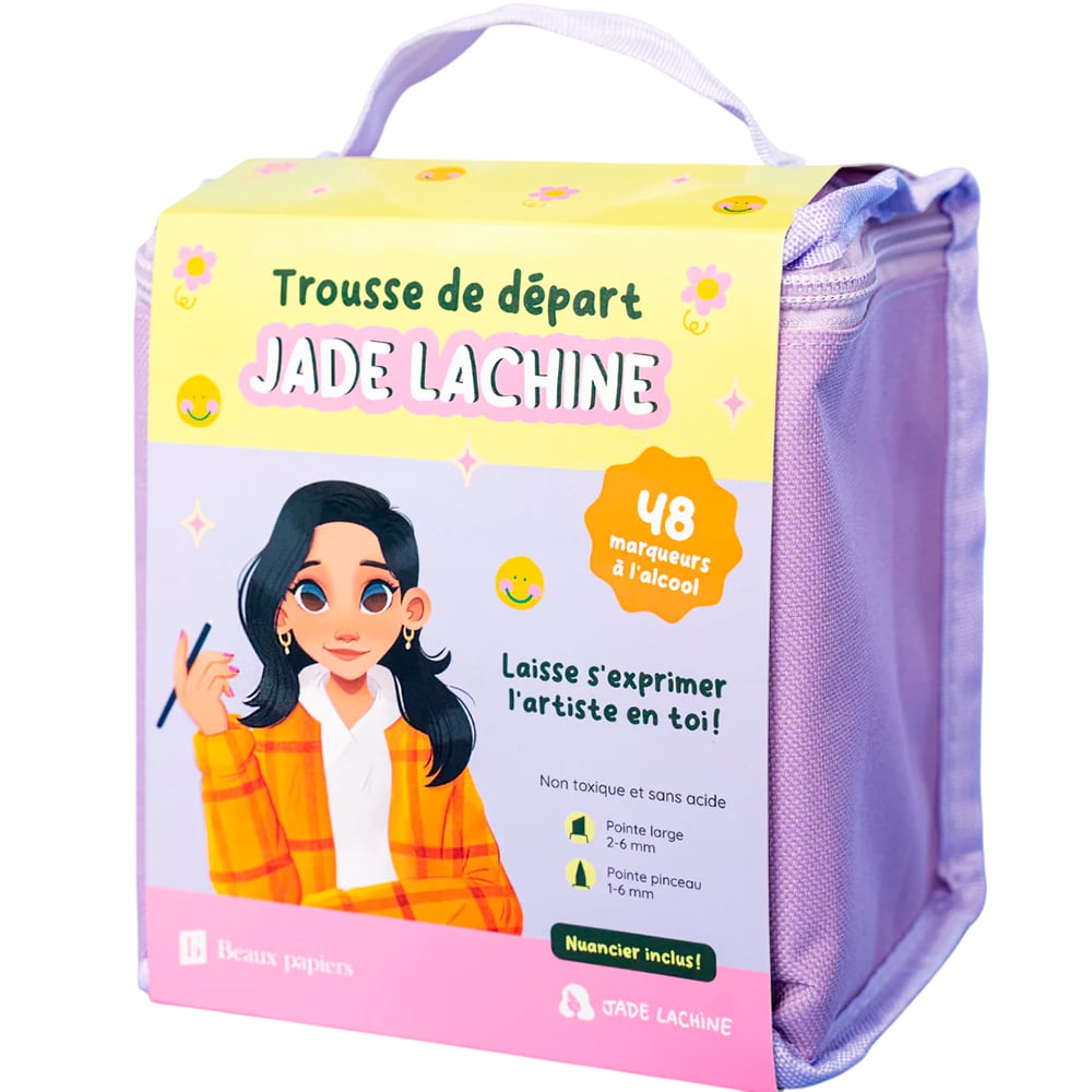 JADE LACHINE - TROUSSE DE DÉPART 48 MARQUEURS À L'ALCOOL