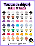 JADE LACHINE - TROUSSE DE DÉPART 48 MARQUEURS À L'ALCOOL