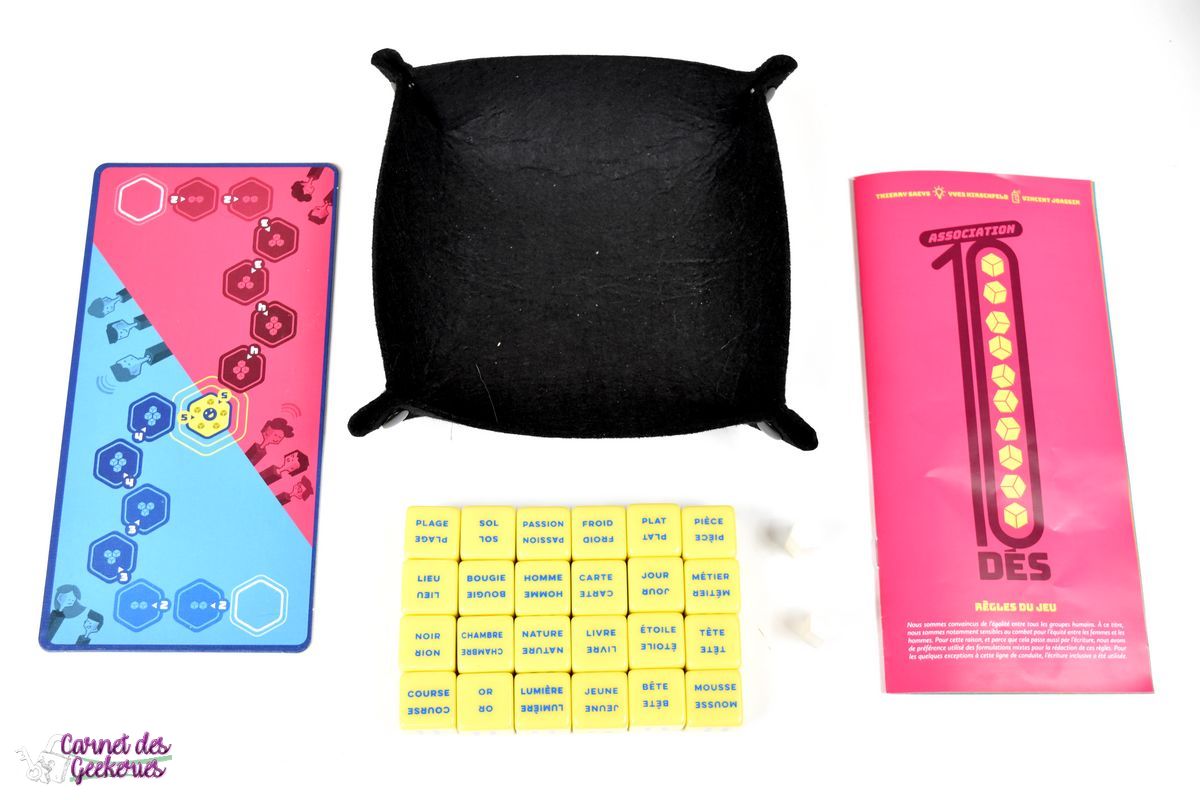 ASSOCIATION GAME 10 DICE