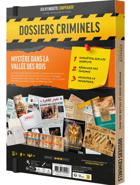 CRIMINAL FILES GAME - MYSTERY IN THE VALLEY OF KINGS (EN)