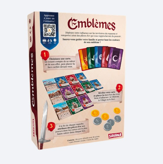 JEU EMBLÈMES - Version française