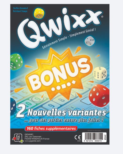QWIXX GAME - BONUS (160-SHEET PAD)