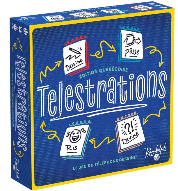 JEU TELESTRATIONS - ÉDITION QUÉBÉCOISE - NOUVELLE ÉDITION