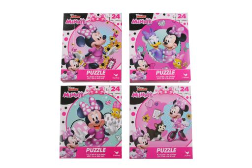 24-PIECE PUZZLE - MINNIE MOUSE ASST