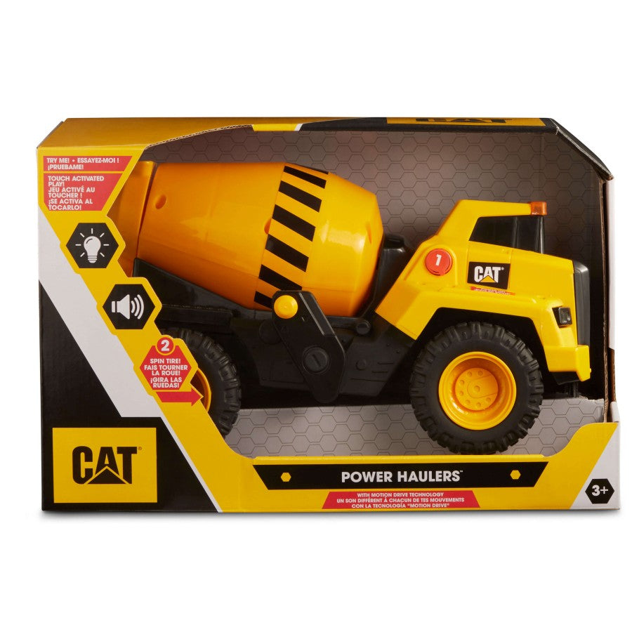 CAT - POWER HAULERS CONCRETE MIXER 13" (33 CM) LIGHTS & SOUNDS
