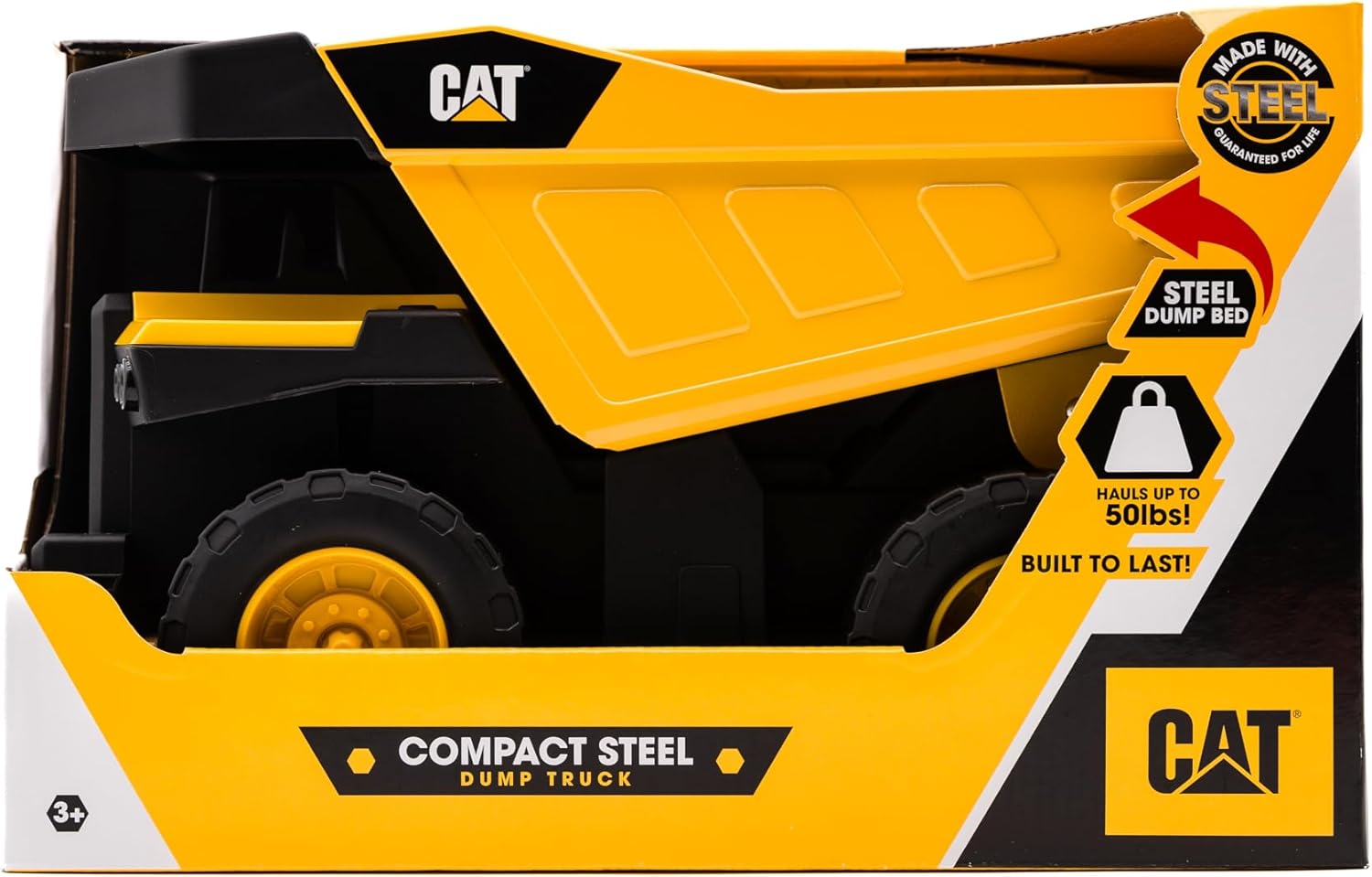 CAT - CAMION-BENNE EN ACIER CAT REAL STEEL 12,6" (32 CM)