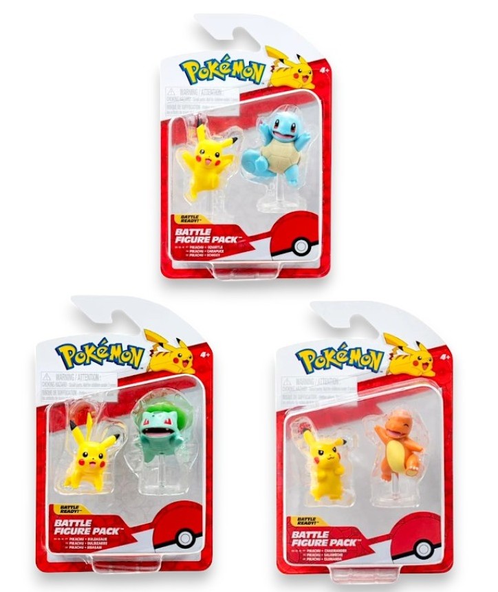 POKEMON 2" BATTLE FIGURE ASST