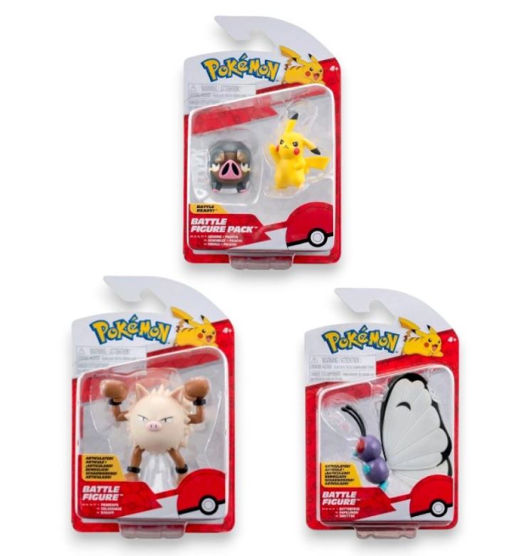 FIGURINES POKEMON DE BATAILLE 3" ASST
