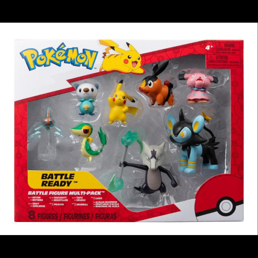 POKÉMON - ENSEMBLE DE 8 FIGURINES