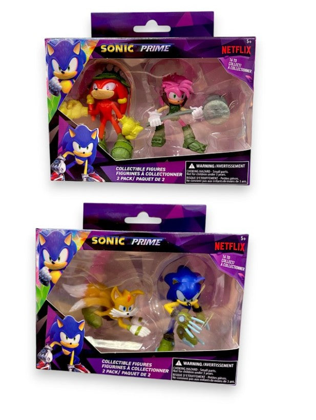 SONIC PRIME - 2-PACK 2.75" THE HEDGEHOG FIGURE ASSORTMENT (NETFLIX)