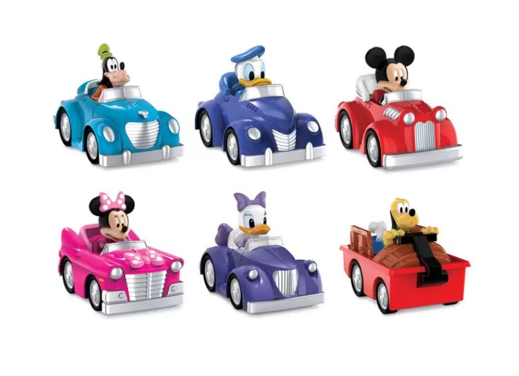 VÉHICULE À FRICTION MICKEY ET SES AMIS DISNEY 3.5" ASST