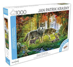 PUZZLE 1000 PIECES - WOLVES IN SUMMER (ARISTE KAREN BURKE) #02991-PR
