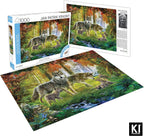 PUZZLE 1000 PIECES - WOLVES IN SUMMER (ARISTE KAREN BURKE) #02991-PR